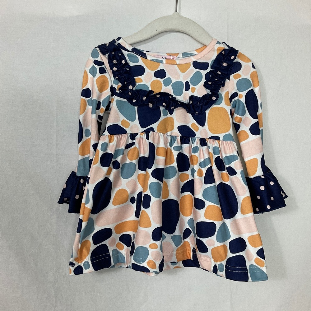 Baby Long Sleeve Dress 0-6 Months NEW